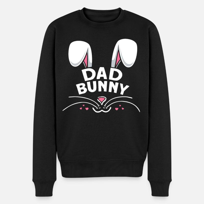 Papa lapin - Pull Premium bio Homme - noir