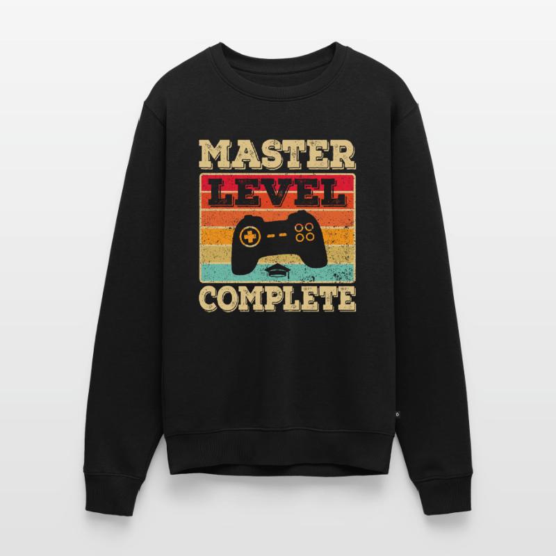 Master Abschluss Absolvent BWL Student Studium Männer Premium Bio Pullover