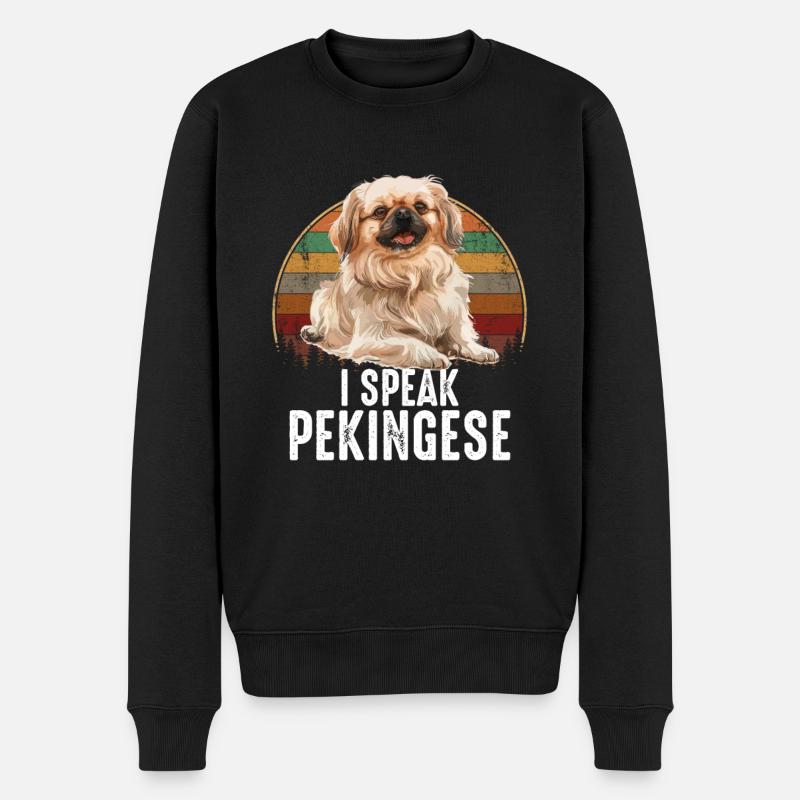 Je parle pékinois - Pull Premium bio Homme - noir
