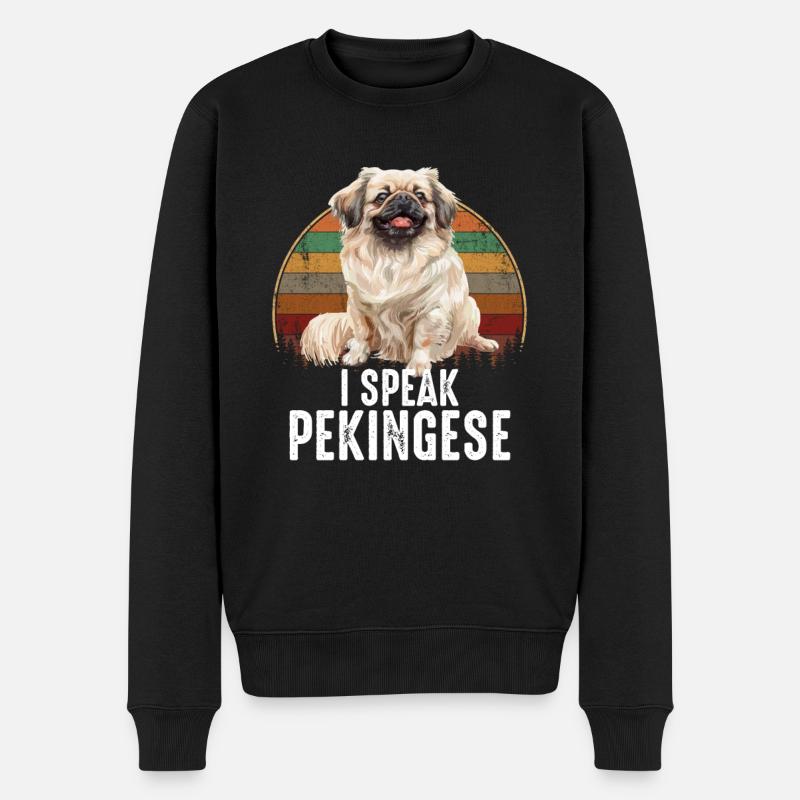 Je parle pékinois - Pull Premium bio Homme - noir