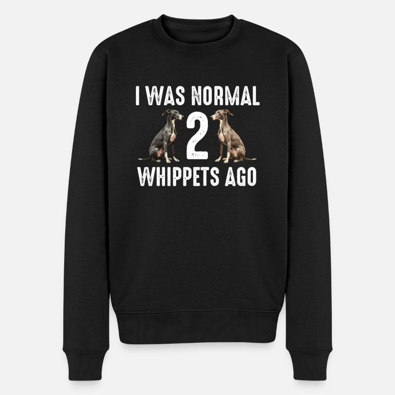 Chien Whippet - Pull Premium bio Homme - noir
