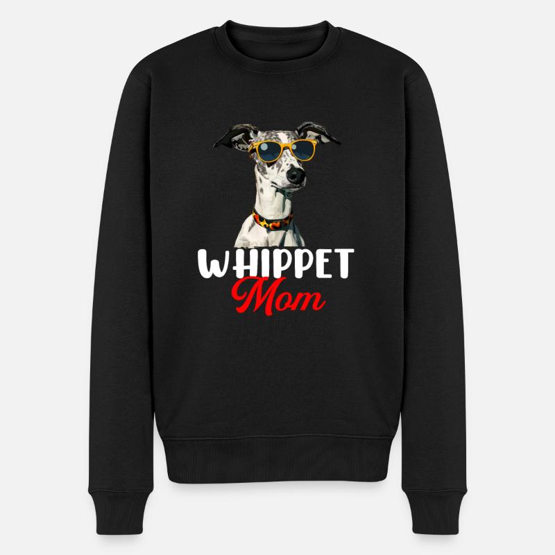 Whippet Maman Chien - Pull Premium bio Homme - noir