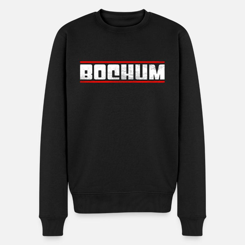 Bochum - Pull Premium bio Homme - noir