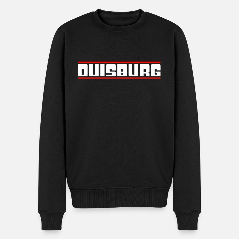 Duisbourg - Pull Premium bio Homme - noir