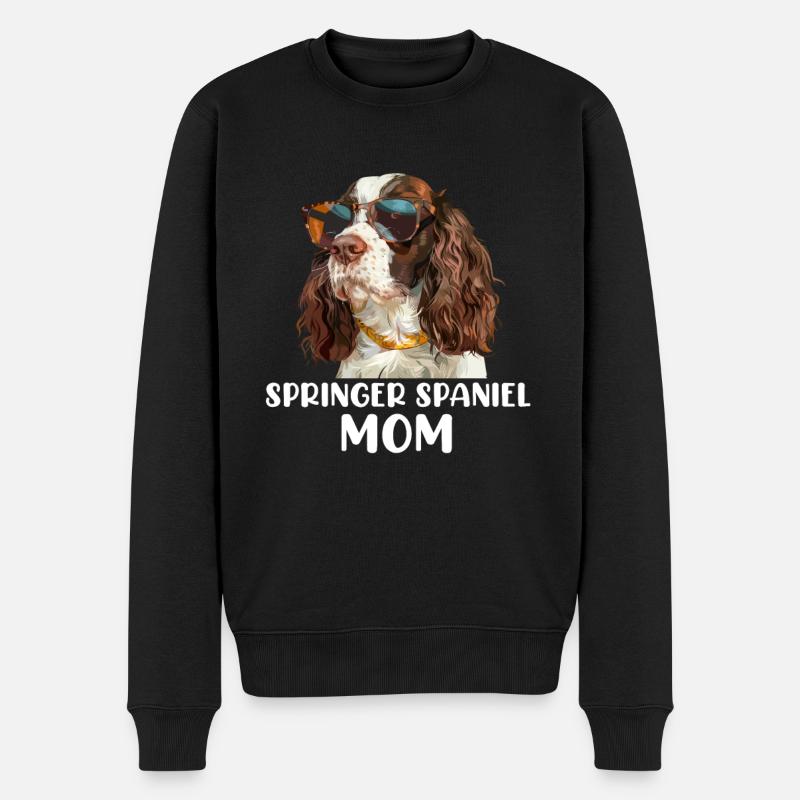 Épagneul springer - Pull Premium bio Homme - noir