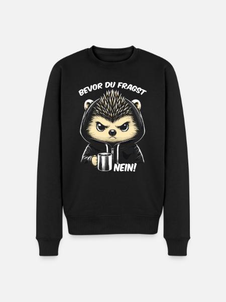 Before you ask: No - Men's Premium Organic Jumper - black