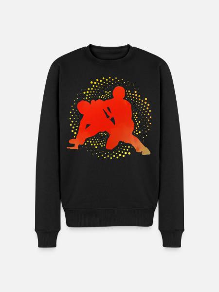 Wrestling - Men's Premium Organic Jumper - black