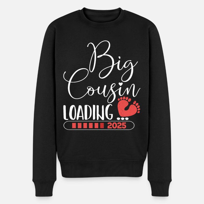 Big cousin loading 2025 - Men's Premium Organic Jumper - black