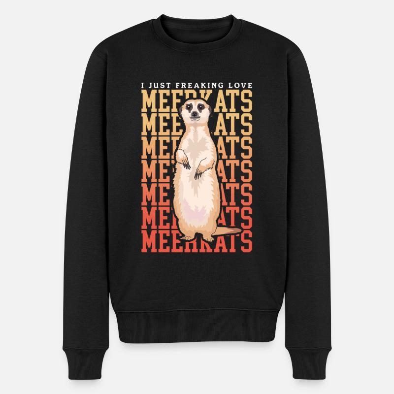 Suricate Cool suricate cadeau - Pull Premium bio Homme - noir