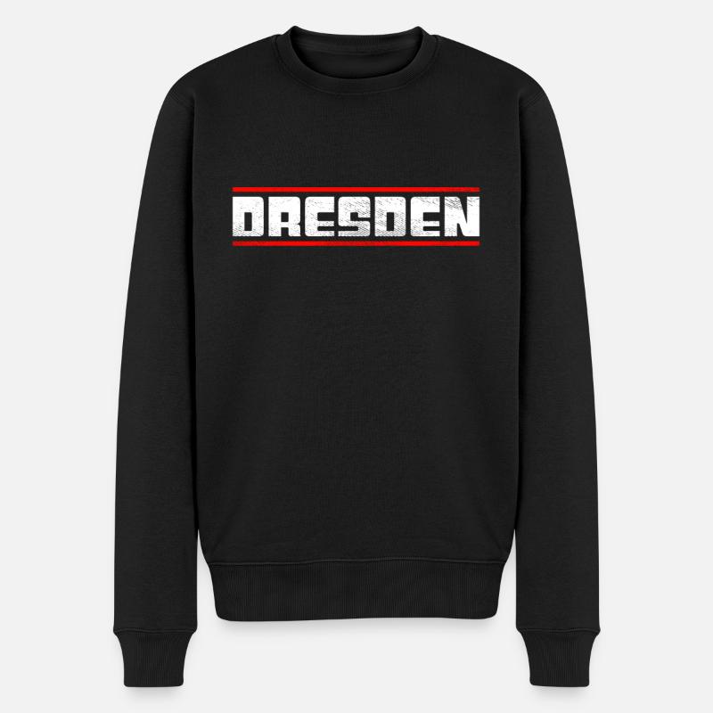 Dresde - Pull Premium bio Homme - noir