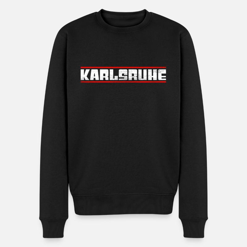 Karlsruhe - Pull Premium bio Homme - noir