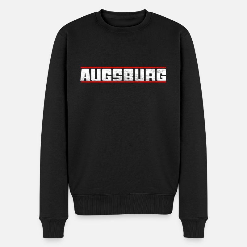 Augsbourg - Pull Premium bio Homme - noir