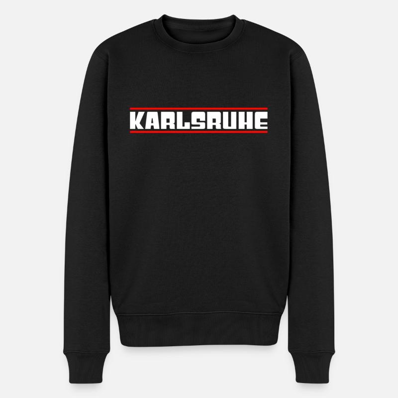 Karlsruhe - Pull Premium bio Homme - noir