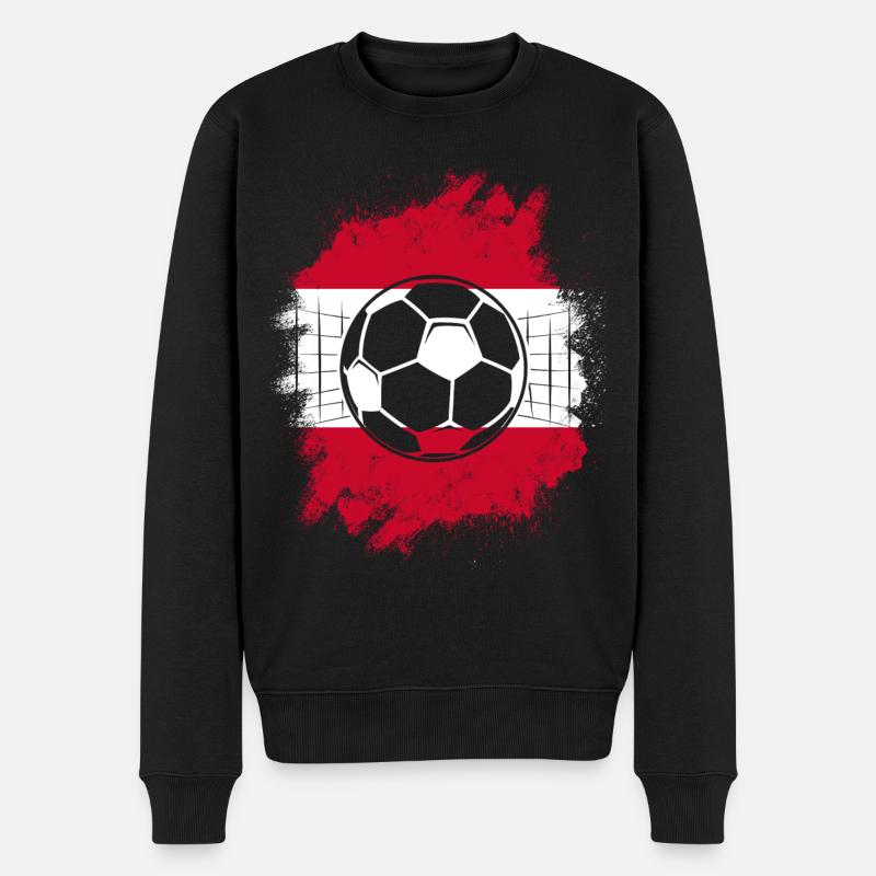 Austria Austria Vienna Styria Tyrol - Men's Premium Organic Jumper - black