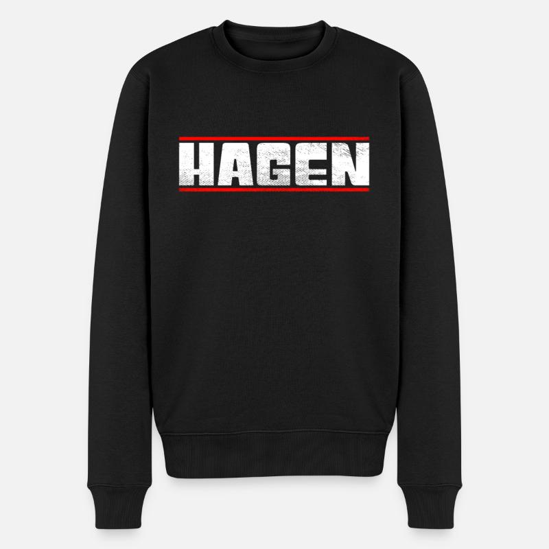 Hagen - Pull Premium bio Homme - noir