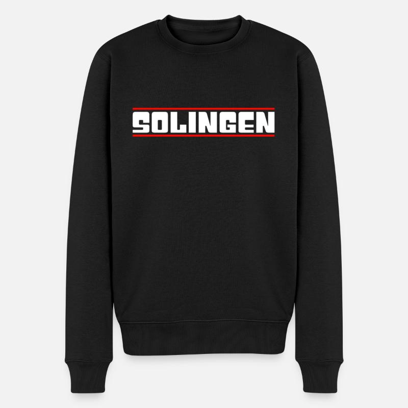 Solingen - Pull Premium bio Homme - noir