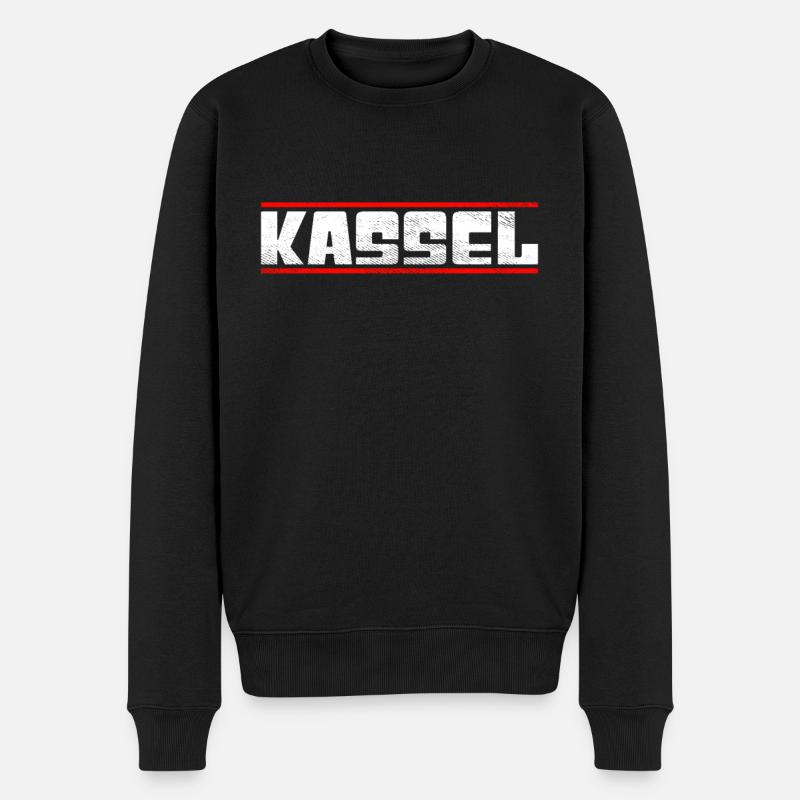 Kassel - Pull Premium bio Homme - noir