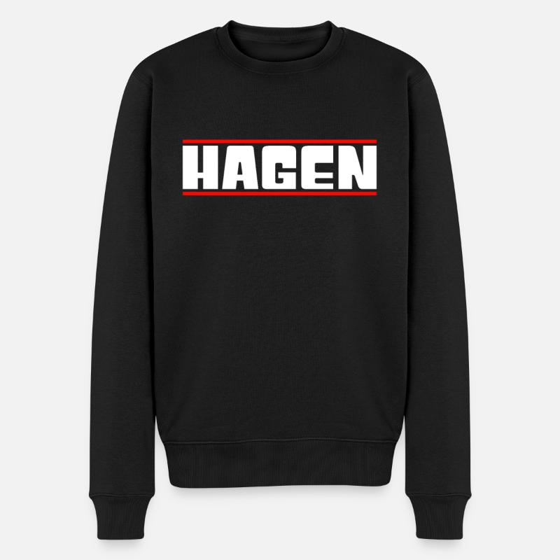 Hagen - Pull Premium bio Homme - noir