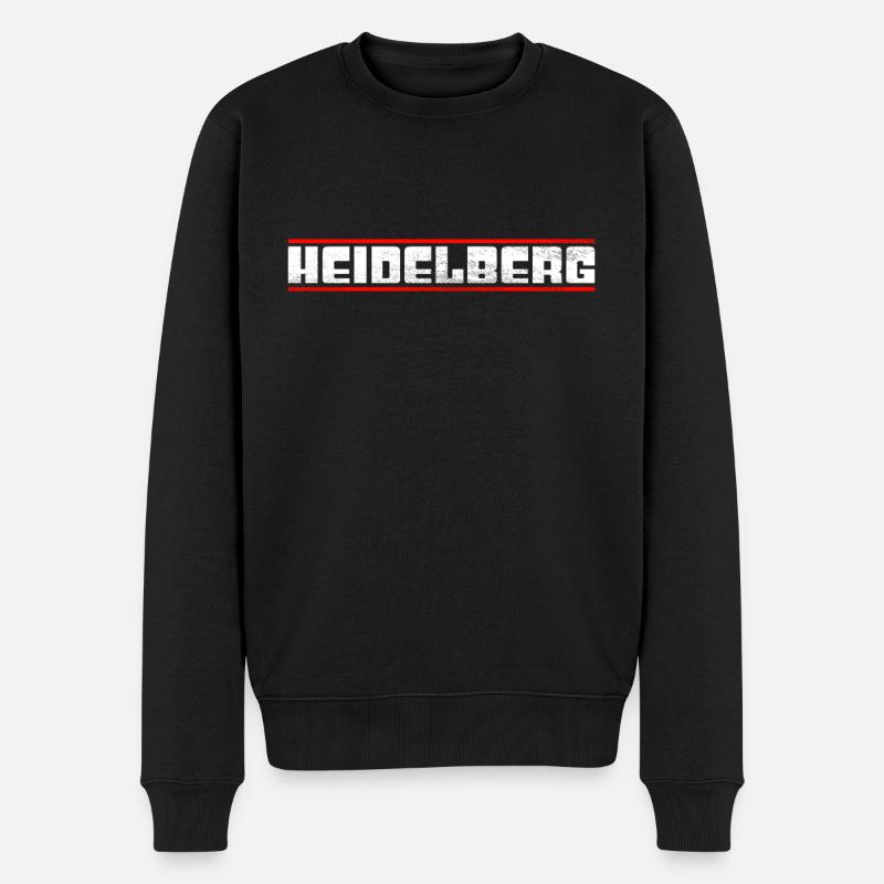 Heidelberg - Pull Premium bio Homme - noir
