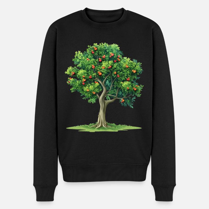 Arbre vivant aux fruits rouges - Pull Premium bio Homme - noir