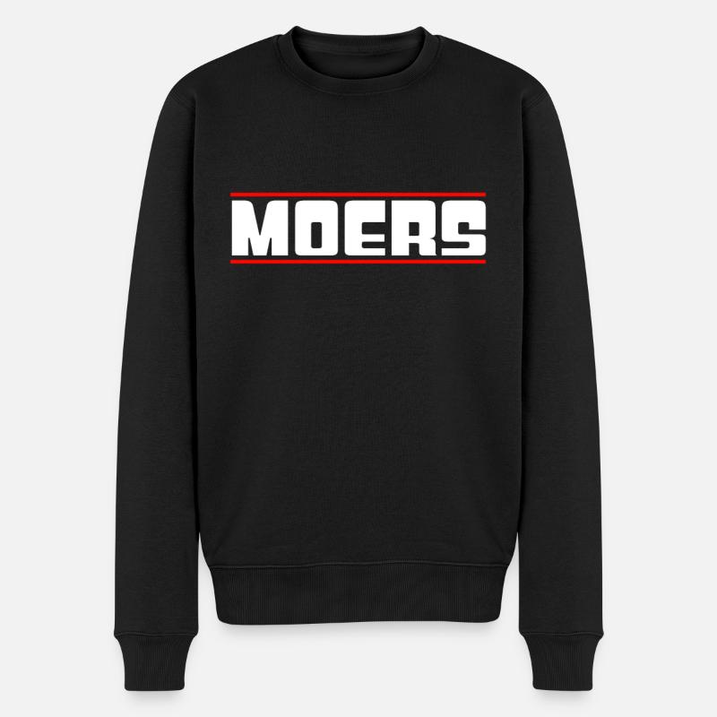 Moers - Pull Premium bio Homme - noir