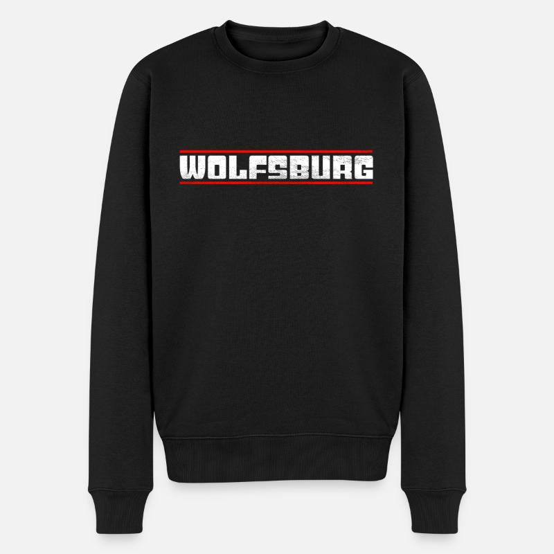 Wolfsburg - Pull Premium bio Homme - noir