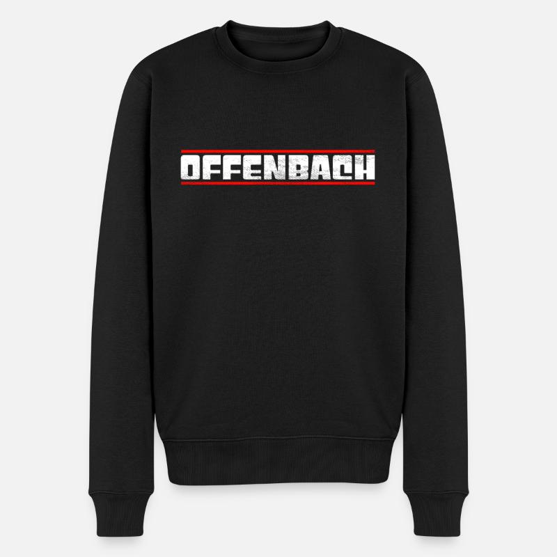 Offenbach - Pull Premium bio Homme - noir