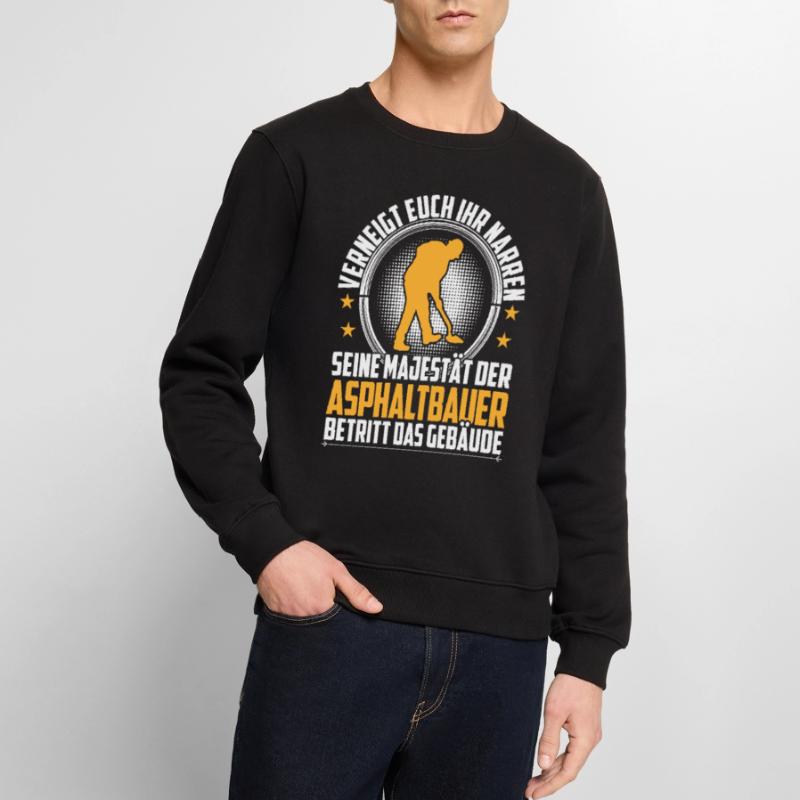 Le constructeur d’asphalte s’incline devant vous constructeur de routes Pull Premium bio Homme