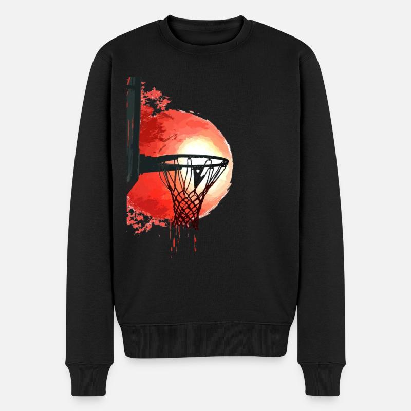 Streetball Sunset Dynamique - Pull Premium bio Homme - noir