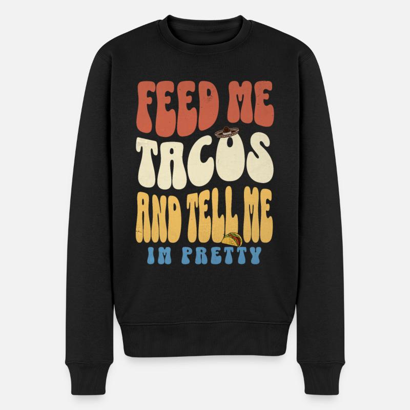 Tacos - Pull Premium bio Homme - noir