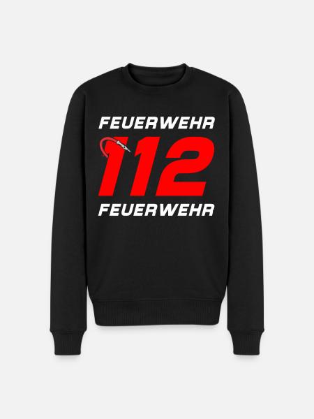 Firefighter Tshirt Firefighter Firefighter 112 - Men's Premium Organic Jumper - black
