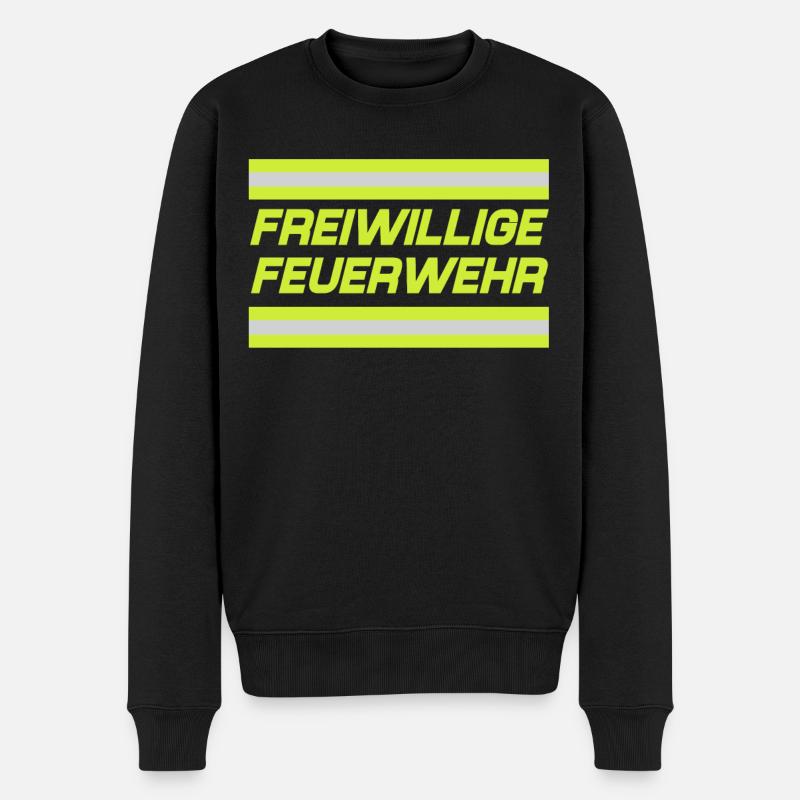 Firefighter Tshirt Firefighter Firefighter 112 - Men's Premium Organic Jumper - black