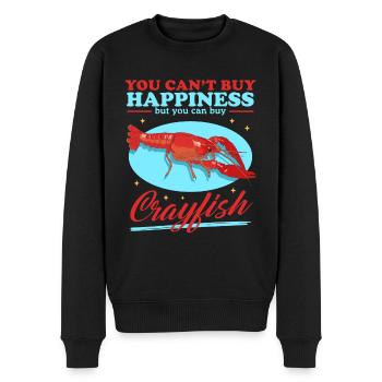 Crayfish Noble Crayfish Seafood Gift - Men's Premium Organic Jumper - black - Front - Nico (187cm)