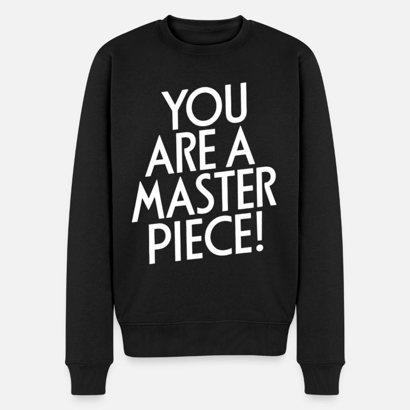 Vous êtes un chef-d’œuvre Motivation - Pull Premium bio Homme - noir