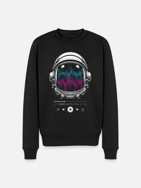 Astronaut Soundtrack space - Men's Premium Organic Jumper - black