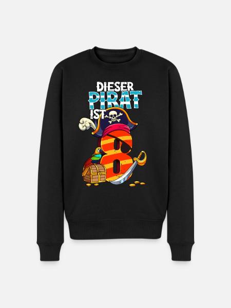 8e anniversaire Pirates - Pull Premium bio Homme - noir