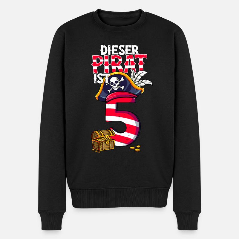 5e anniversaire Pirates - Pull Premium bio Homme - noir