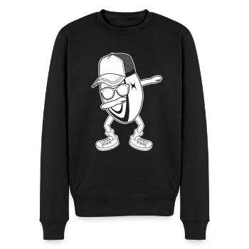 Dab Dance Rugby Player Funny Rugby Ball Rugby - Men's Premium Organic Jumper - black - Front - Nico (187cm)
