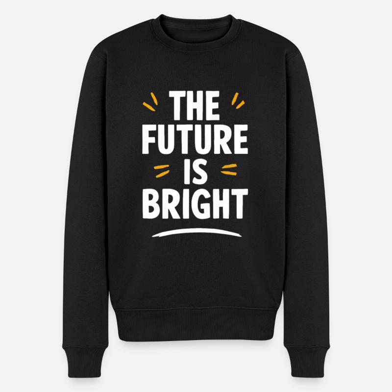 L’avenir s’annonce radieux Motivation - Pull Premium bio Homme - noir