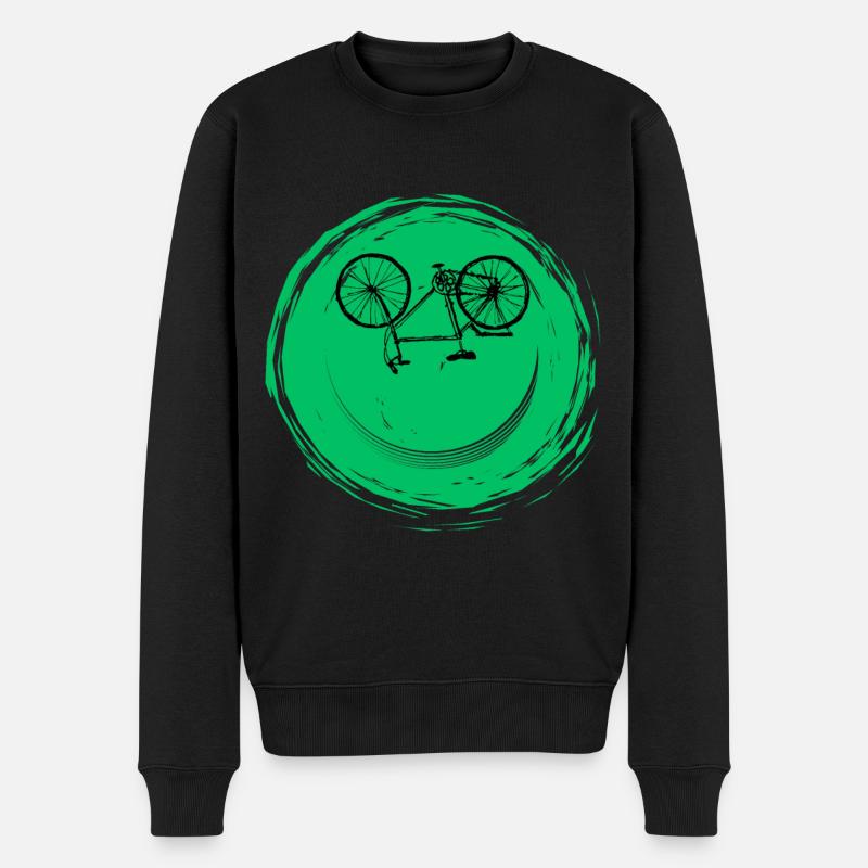 Face de vélo - Pull Premium bio Homme - noir