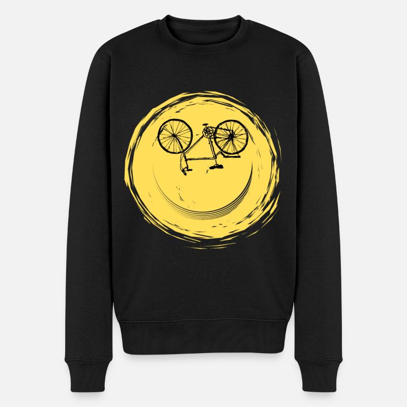 Face de vélo - Pull Premium bio Homme - noir