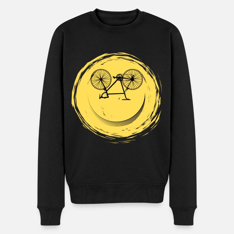 Face de vélo - Pull Premium bio Homme - noir