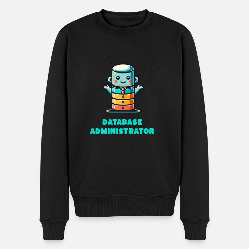 base de données administrer profession emploi carrière - Pull Premium bio Homme - noir