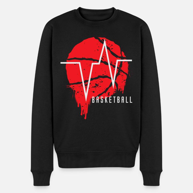 Basket-ball Basketteurs Joueurs - Pull Premium bio Homme - noir