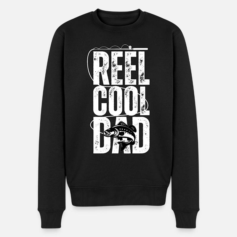 Moulinet Cool Dad - Pull Premium bio Homme - noir