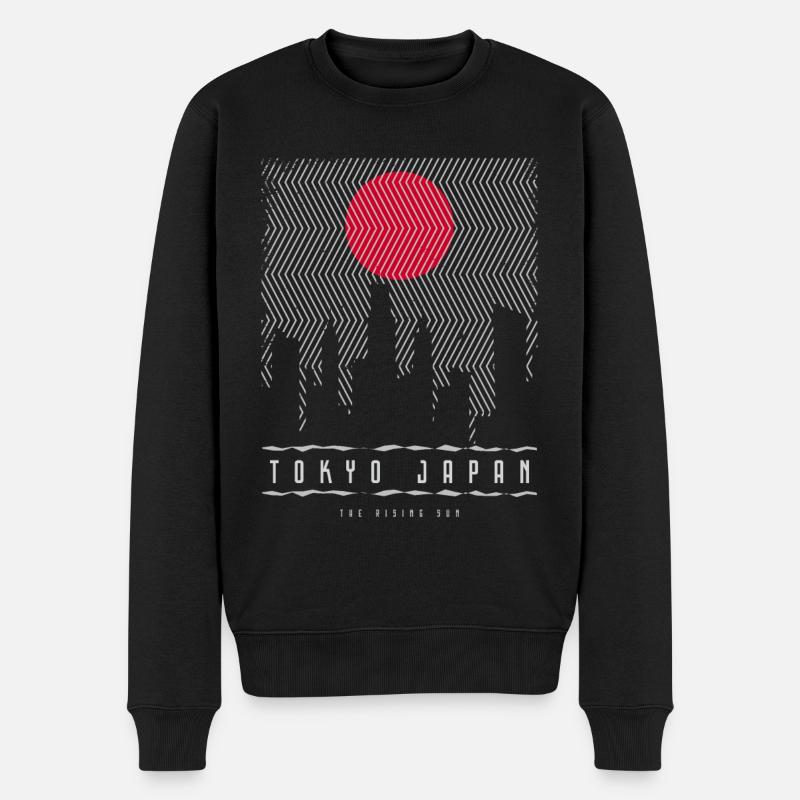 Tokyo, Japon - Pull Premium bio Homme - noir
