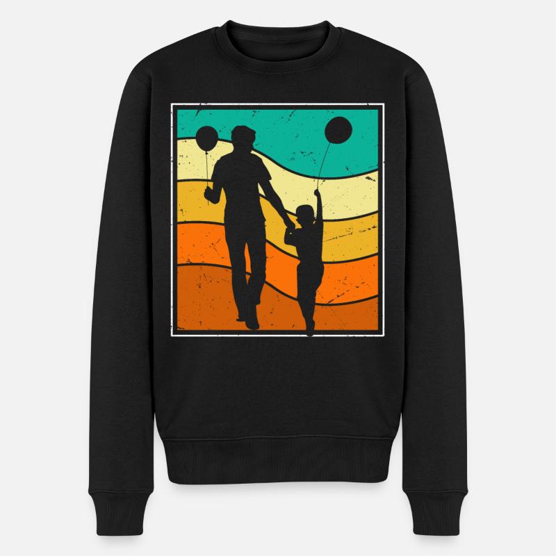 Papa - Pull Premium bio Homme - noir