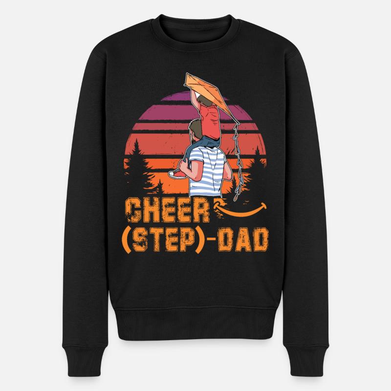 Cheer Beau-père - Pull Premium bio Homme - noir