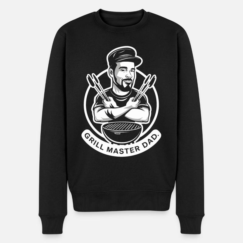 Grill Master Papa - Unique Motif - Pull Premium bio Homme - noir