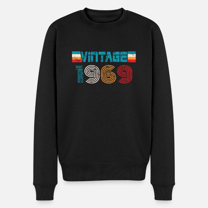 Millésime anniversaire 1969 - Pull Premium bio Homme - noir